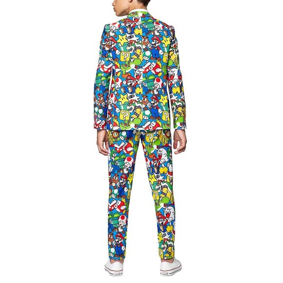 OppoSuits Super Mario Big Boys 3-pc. Suit Set - Picture 2 of 7